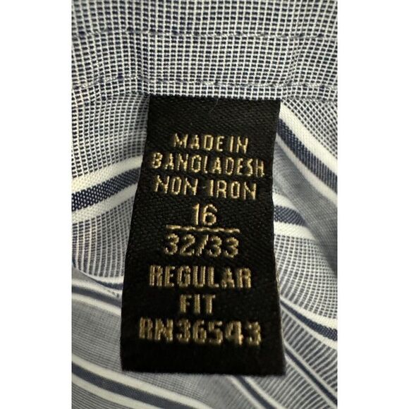 Donald J Trump Signature Collection Mens Button Up Shirt French Cuff 16 32/33 - Picture 4 of 6